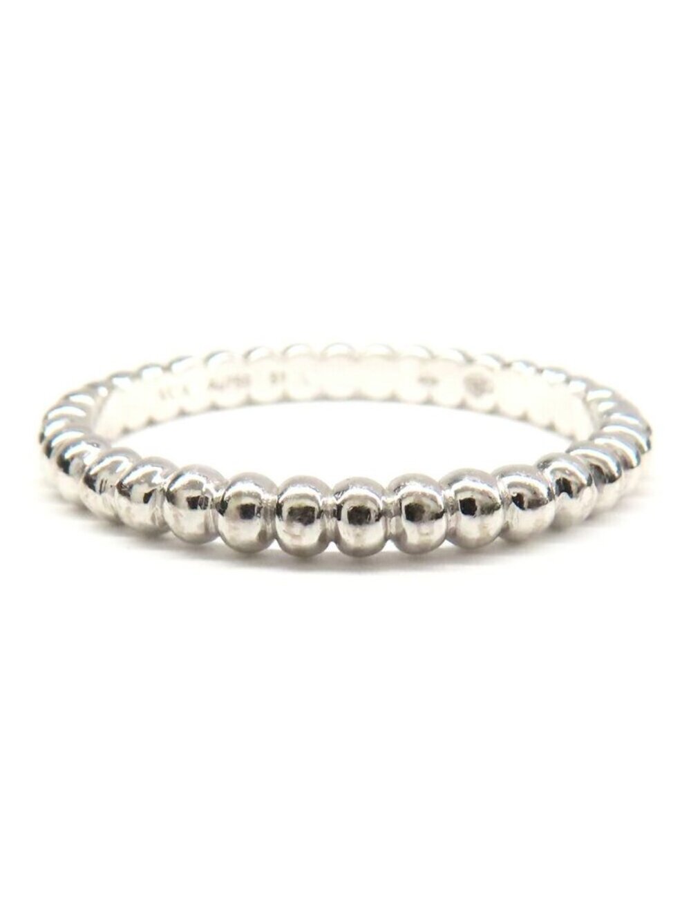 Van Cleef & Arpels Perlee White Gold Pearl Ring Small 18k White
